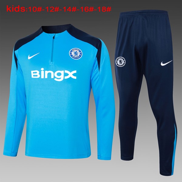 Niños Sudadera De Training Chelsea 2024-25 Azul 5